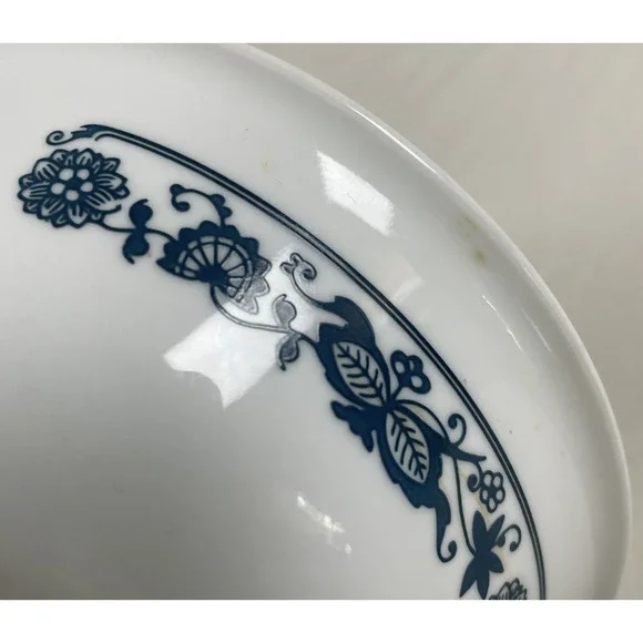 Corelle Corning 2 Vtg Old Town Blue Onion Soup Cereal Bowls + Campbell MmMm Good - Picture 8 of 13